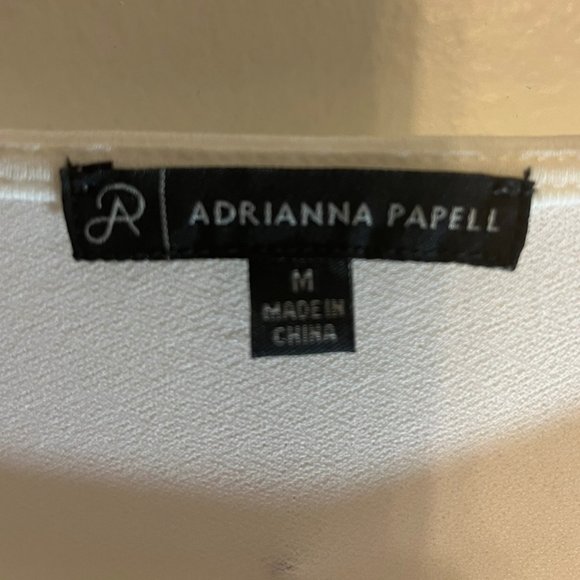 Adrianna Papell Creme 3/4  bell sleeve Women's Medium - Picture 4 of 4